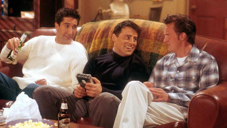 Matt LeBlanc (centre) said his times with Perry were "honestly among the favourite times of my life"